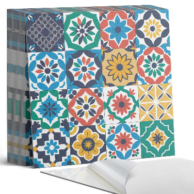 Samoprzylepne płytki na ścianę Mozaikowe wzory w harmonijnym układzie