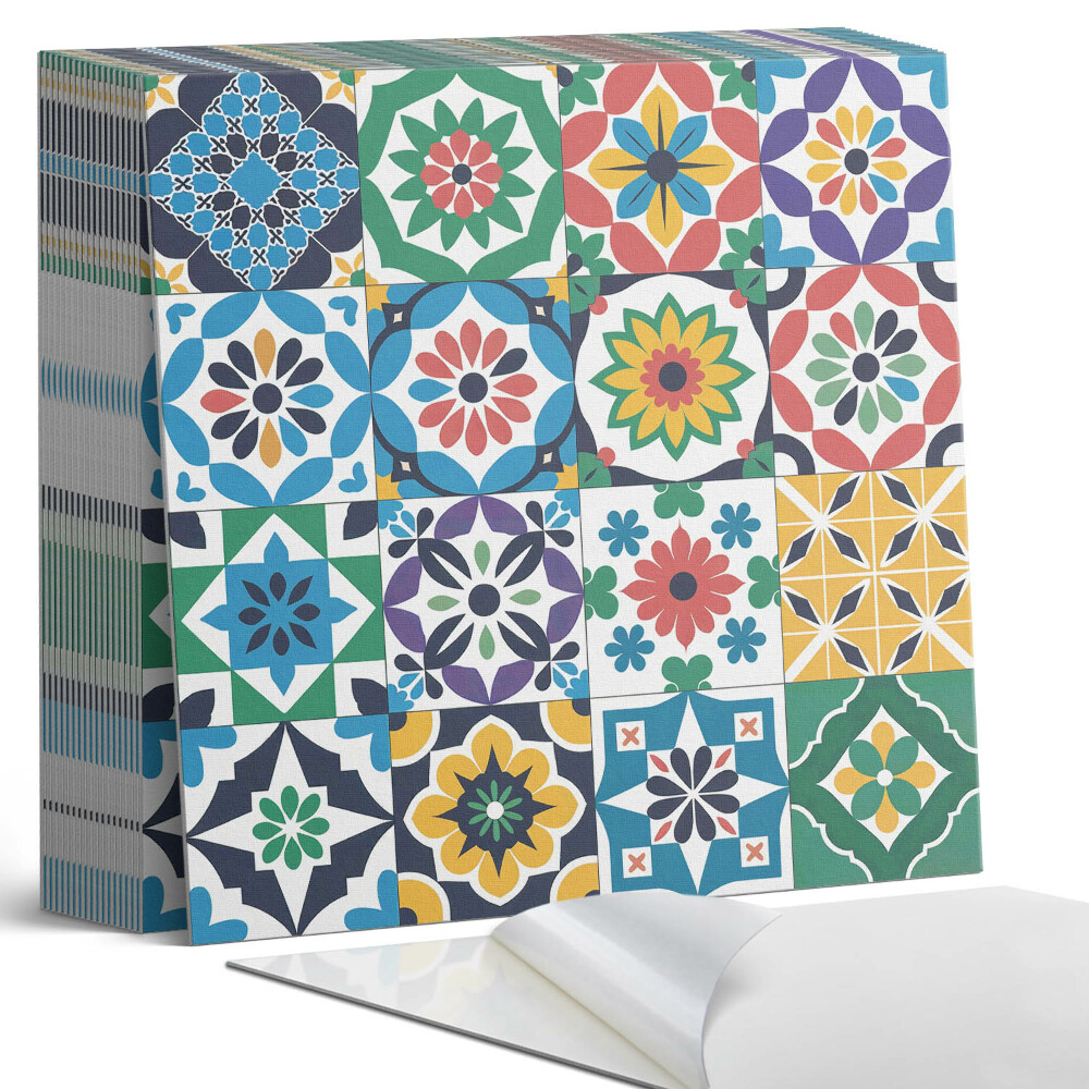 Samoprzylepne płytki Mozaikowe kratki w stylu graficznym