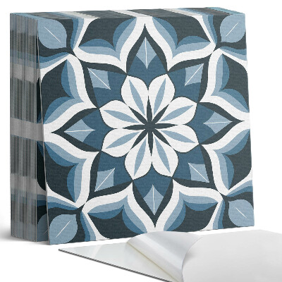 Kafelki samoprzylepne Kwiatowa harmonia w symetrii