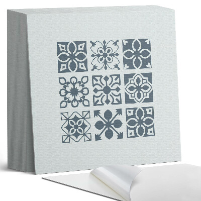 Kafelki samoprzylepne Kształty geometryczne w prostokątach