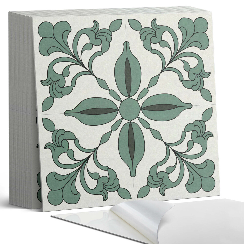 Samoprzylepne płytki Stylowy motyw roślinny