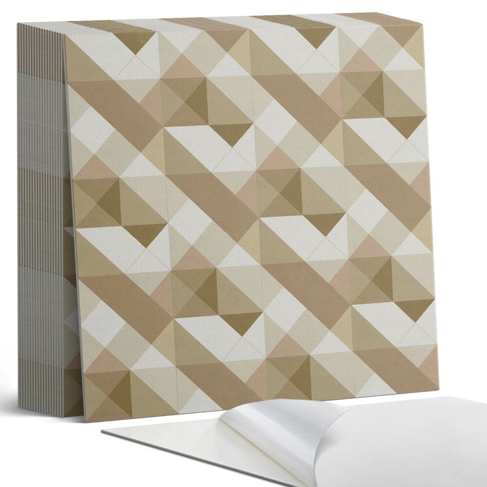 Kafelki samoprzylepne Ziemne kształty w geometrycznym stylu