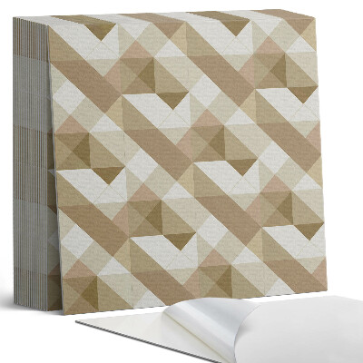 Kafelki samoprzylepne Ziemne kształty w geometrycznym stylu