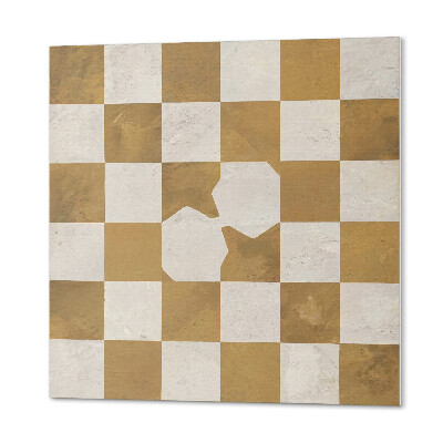 Samoprzylepne płytki na ścianę Dynamiczny motyw szachownicy