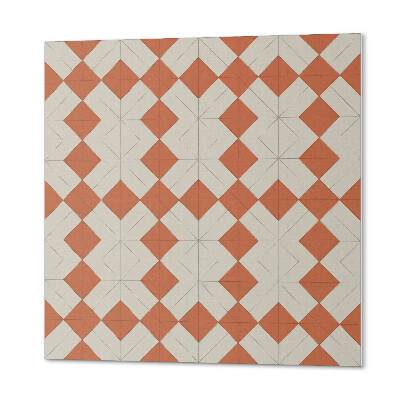 Samoprzylepne płytki na ścianę Siatkowy motyw rombowy