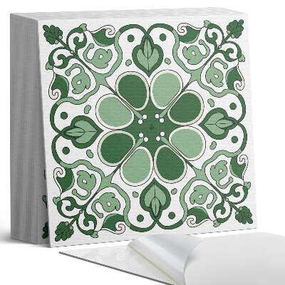 Samoprzylepne płytki Roślinny motyw z liśćmi