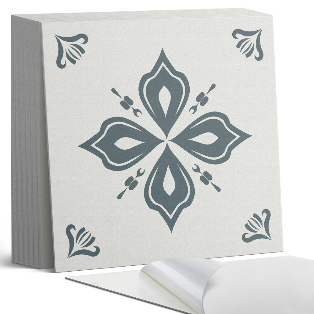 Kafelki samoprzylepne Kwiatowy wzór w krzyżu