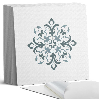 Samoprzylepne płytki Kwiatowy motyw w harmonijnej symetrii