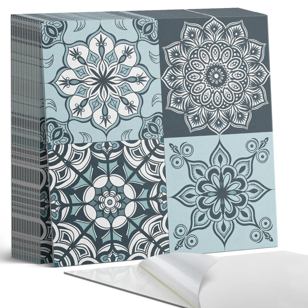 Samoprzylepne płytki Wzory mandali w kratkę