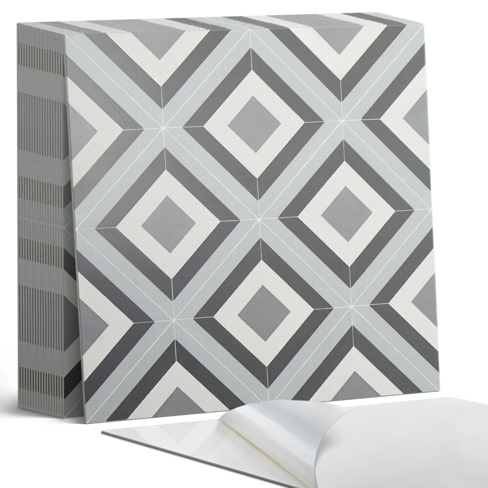 Samoprzylepne płytki na ścianę Rombowy wzór geometryczny