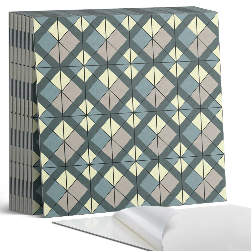 Samoprzylepne płytki Kratkowy wzór geometryczny