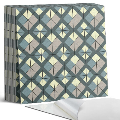 Samoprzylepne płytki Kratkowy wzór geometryczny