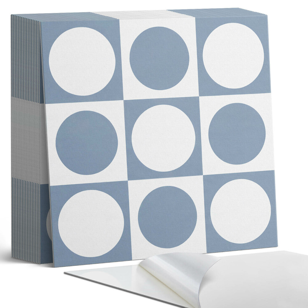 Kafelki samoprzylepne Okrągłe wzory w siatkowej kompozycji