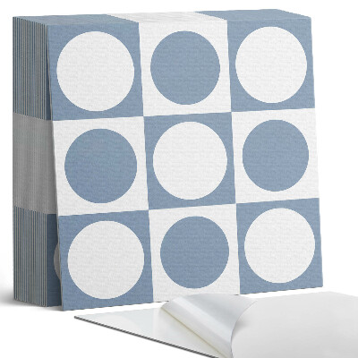 Kafelki samoprzylepne Okrągłe wzory w siatkowej kompozycji