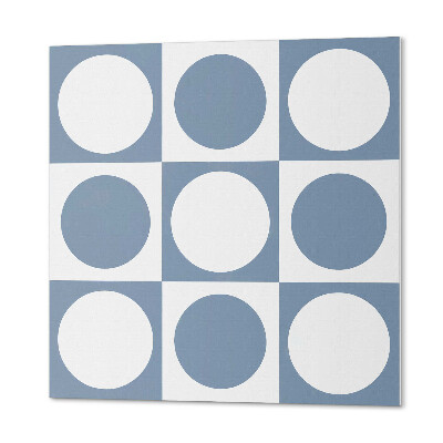 Kafelki samoprzylepne Siatkowe kręgi w geometrycznym stylu