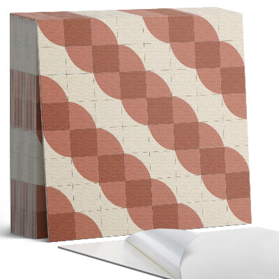 Samoprzylepne płytki Wzór falisty w geometrii