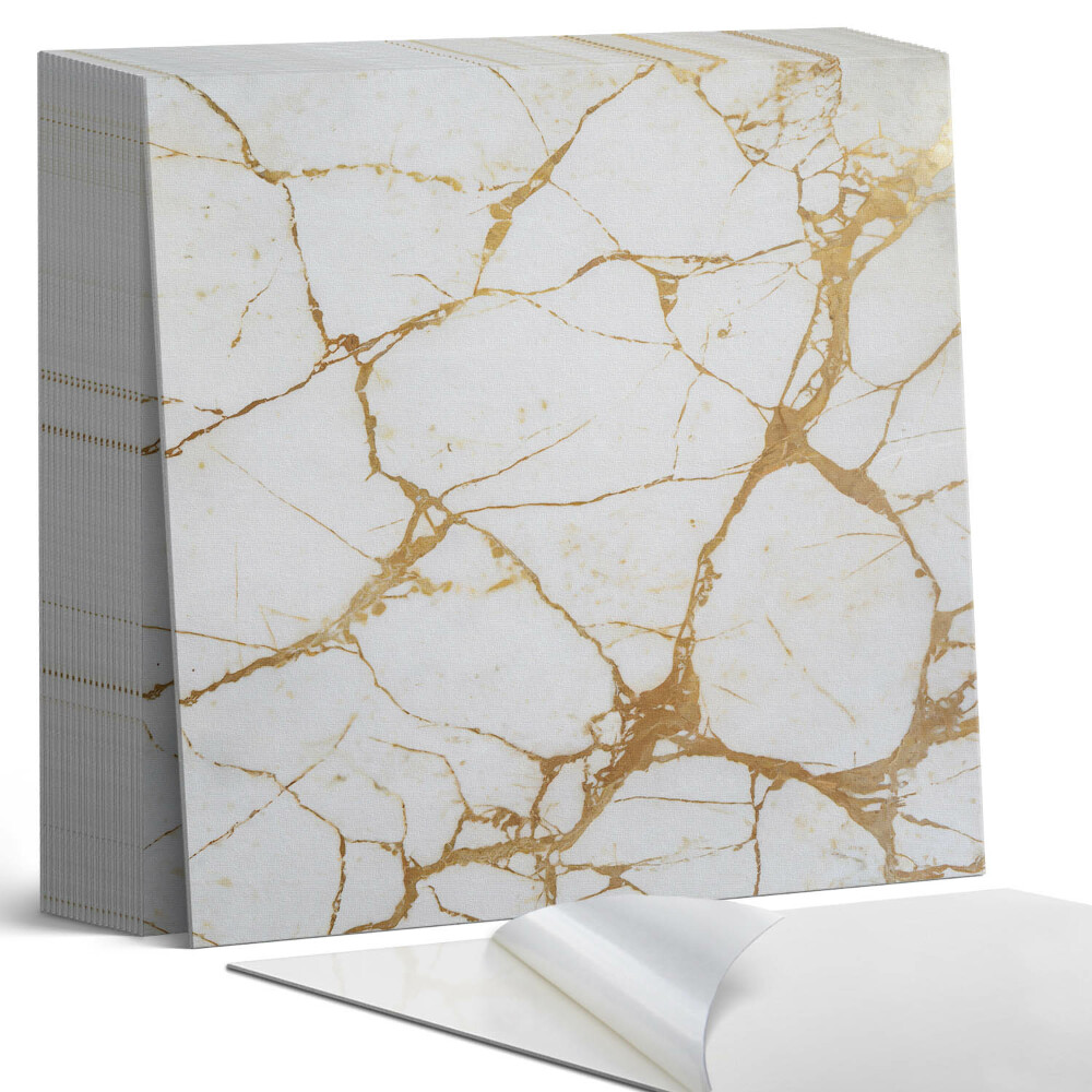 Samoprzylepne płytki Marmurowy szyk z subtelnymi żyłkami