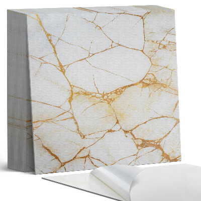 Samoprzylepne płytki na ścianę Marmurowy styl w eleganckim wydaniu