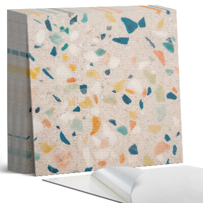 Samoprzylepne płytki Fragmenty w żywych kolorach