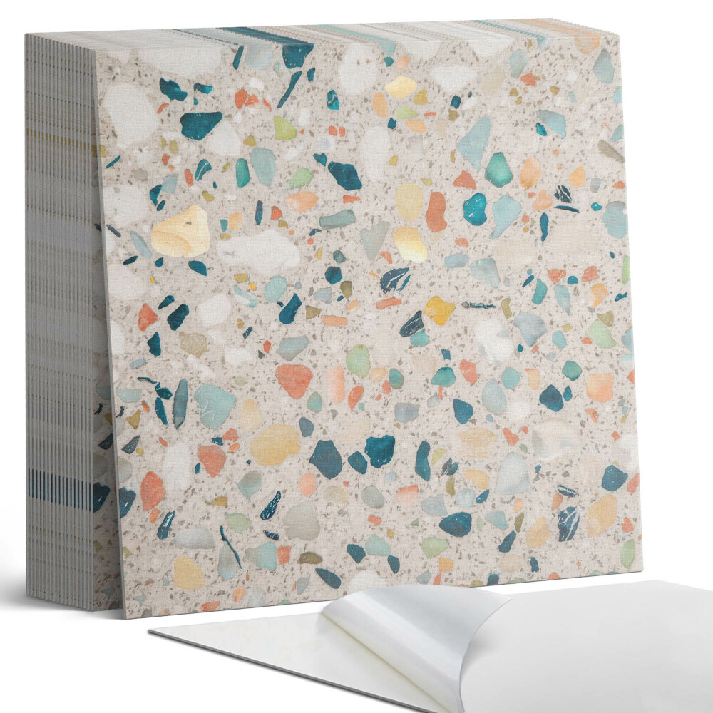 Samoprzylepne płytki na ścianę Wielokamieniowy motyw graficzny