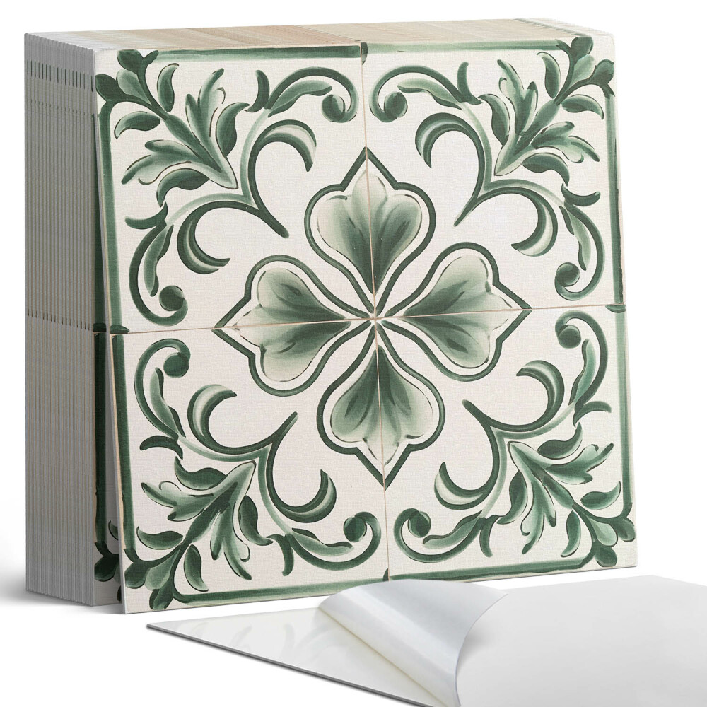 Samoprzylepne płytki Motyw liści i serc