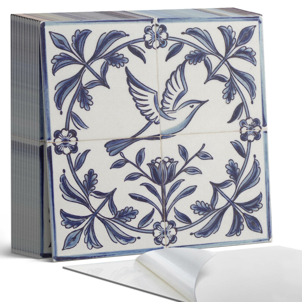 Samoprzylepne płytki na ścianę Motyw ptaka wśród zieleni