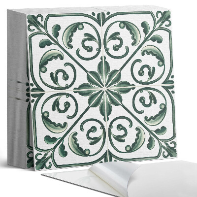 Samoprzylepne płytki Roślinne motywy z dekoracyjnymi detalami