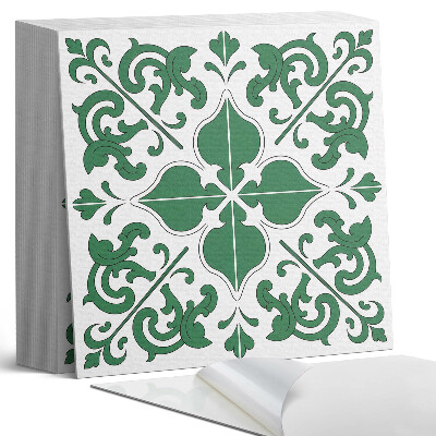 Samoprzylepne płytki na ścianę Roślinny motyw z detalami dekoracyjnymi