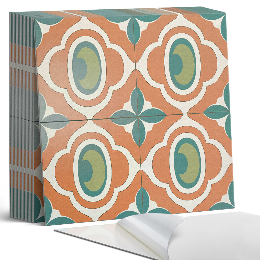 Samoprzylepne płytki Mozaikowy wzór z roślinnością