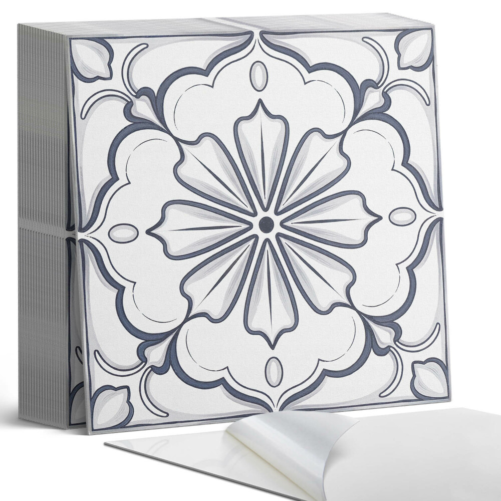 Samoprzylepne płytki na ścianę Kwiatowy motyw na kafelku