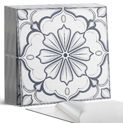 Samoprzylepne płytki na ścianę Kwiatowy motyw na kafelku