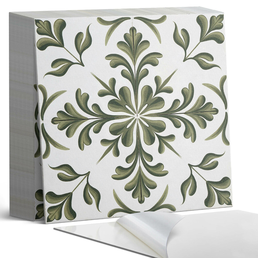 Kafelki samoprzylepne Roślinny motyw