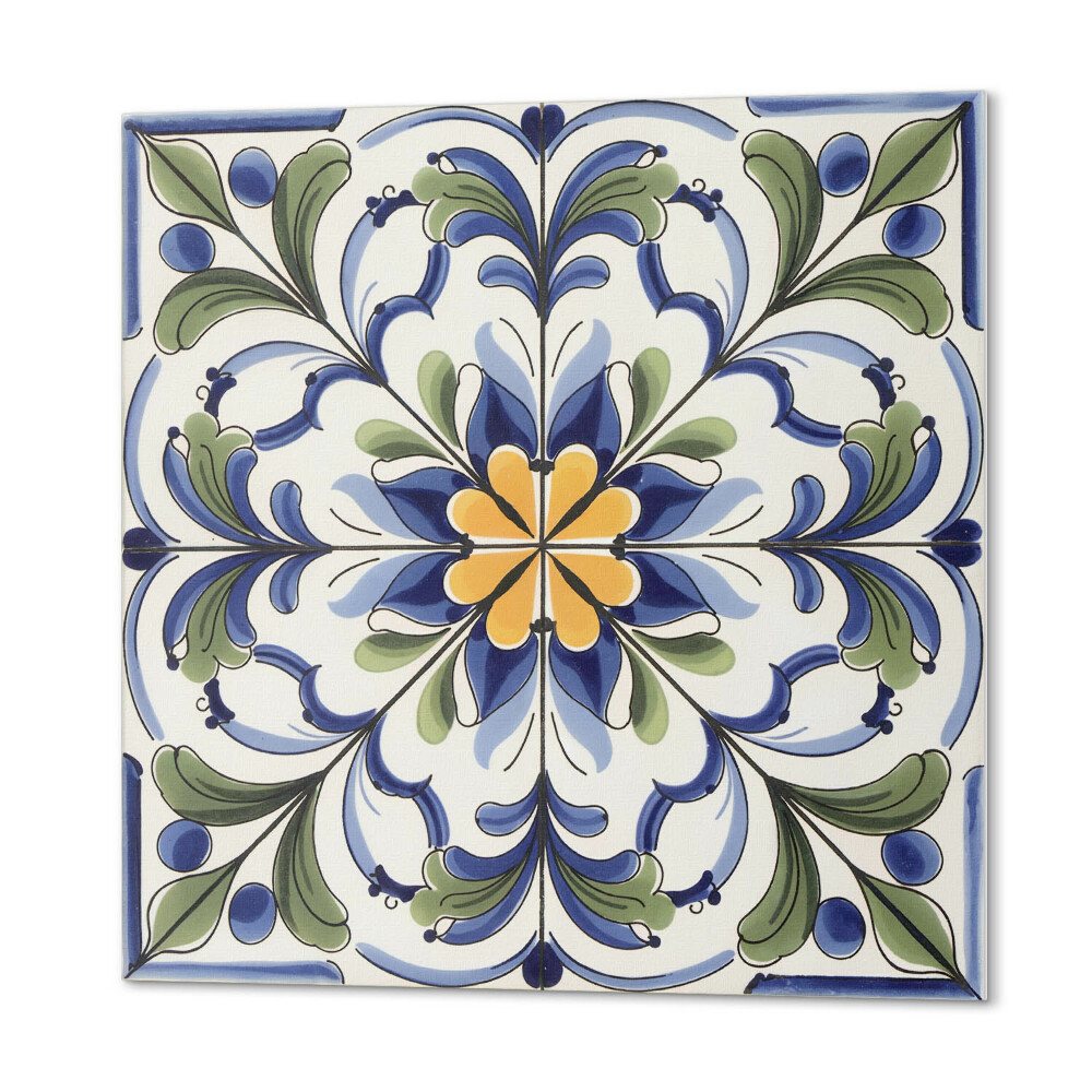 Samoprzylepne płytki Ceramiczne zdobienia z kwiatowym akcentem