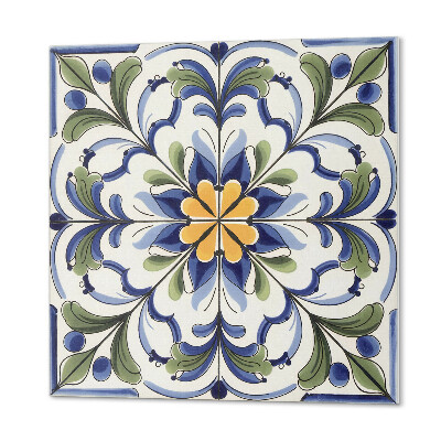 Samoprzylepne płytki Ceramiczne zdobienia z kwiatowym akcentem