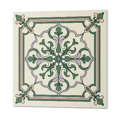 Samoprzylepne płytki na ścianę Ornamenty w kwiatowym wzorze