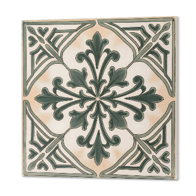 Samoprzylepne płytki Kwadratowy wzór roślinny