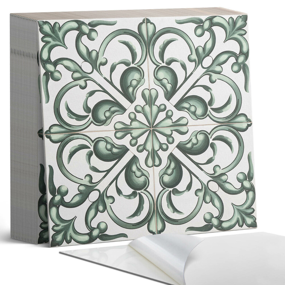 Kafelki samoprzylepne Roślinny motyw w harmonijnej symetrii