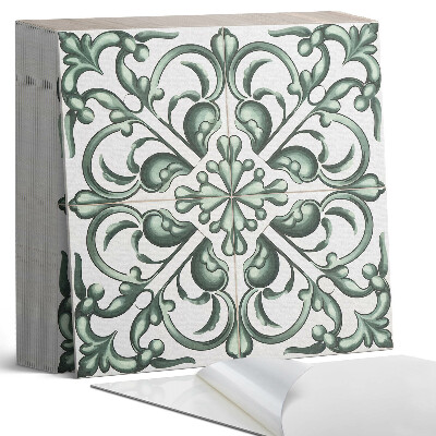 Kafelki samoprzylepne Roślinny motyw w harmonijnej symetrii