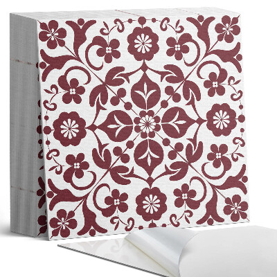 Samoprzylepne płytki na ścianę Florystyczny wzór z dekoracyjnymi detalami