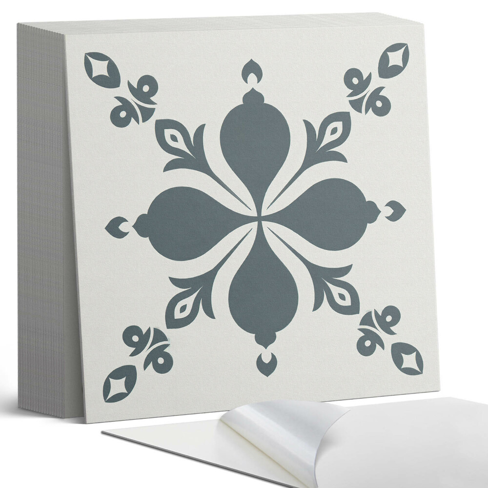 Kafelki samoprzylepne Liściasty motyw ornamentalny