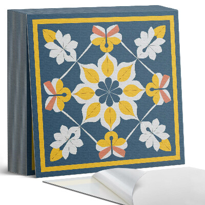 Samoprzylepne płytki Kwiatowa harmonia w symetrii