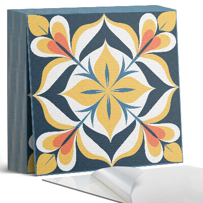 Samoprzylepne płytki Elegancki motyw florystyczny