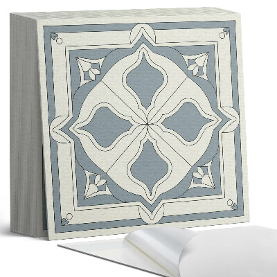 Samoprzylepne płytki na ścianę Kwiatowy motyw na ceramice