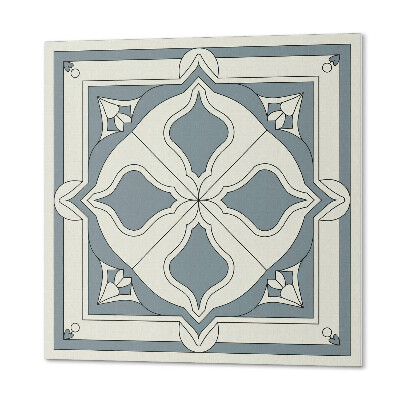 Samoprzylepne płytki na ścianę Kwiatowy wzór na kafelkach