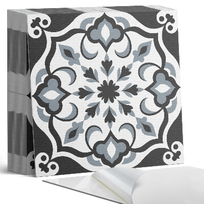 Samoprzylepne płytki na ścianę Kwiatowy motyw z ozdobnymi detalami