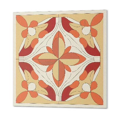 Samoprzylepne płytki Nowoczesny motyw kwiatów w abstrakcyjnym wydaniu