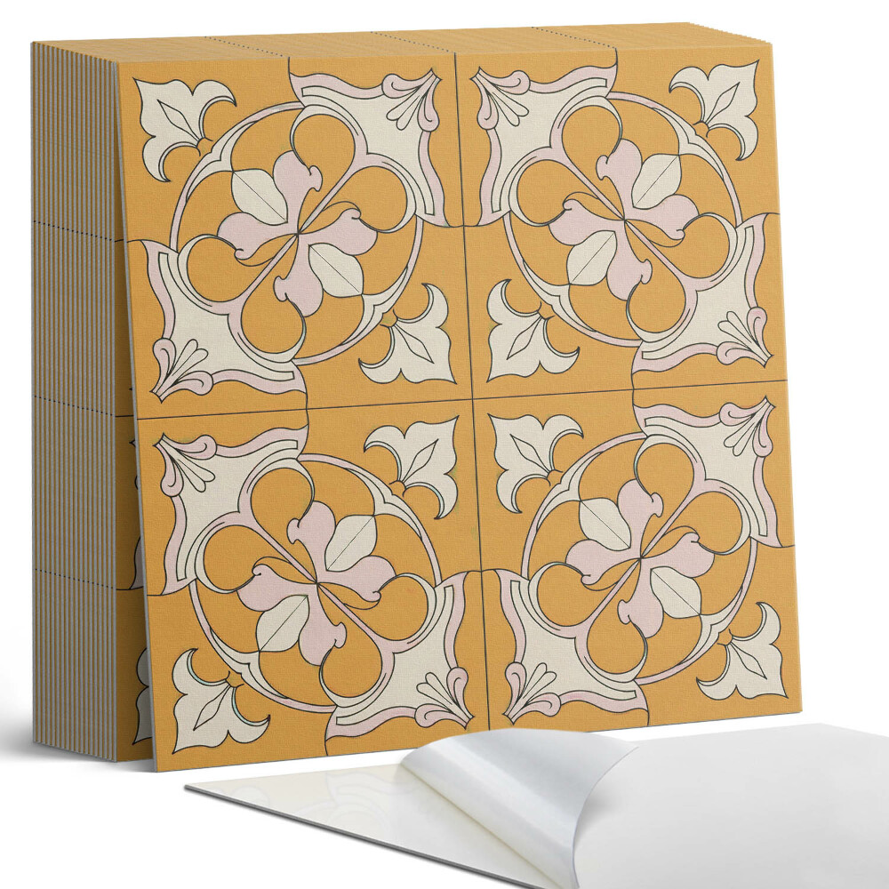 Kafelki samoprzylepne Kwiatowa mozaika w kolorach