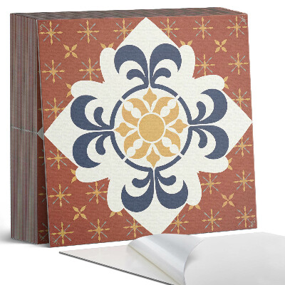 Samoprzylepne płytki Kwiatowy wzór w stylu naturalnym