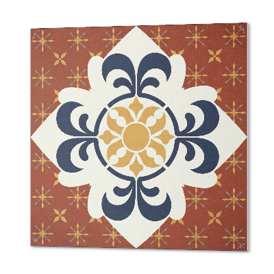 Samoprzylepne płytki Motyw florystyczny o subtelnych kształtach