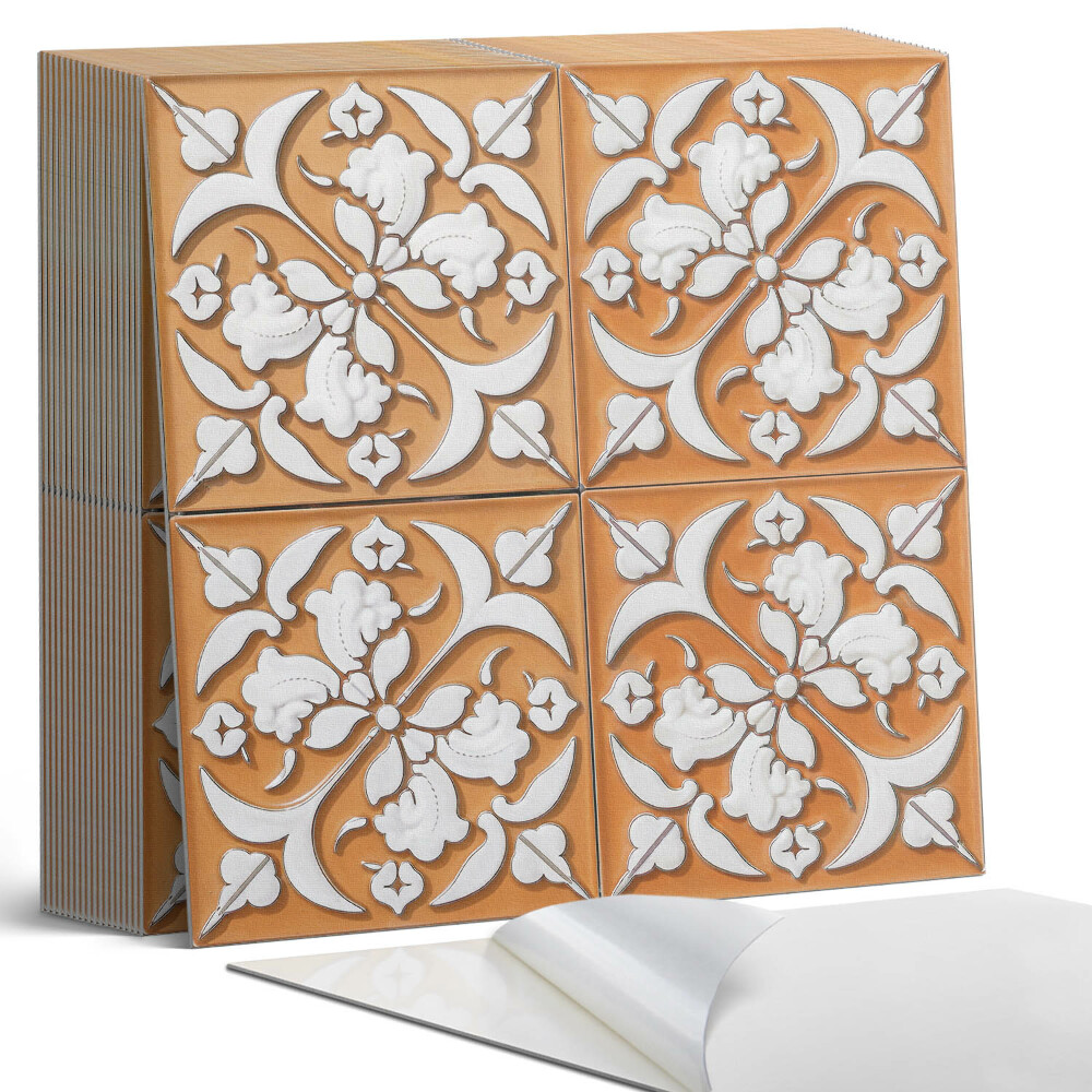 Samoprzylepne płytki na ścianę Kwiatowy styl w pełnym rozkwicie